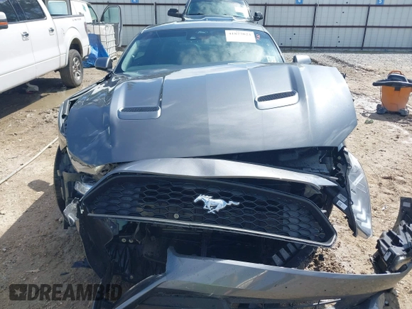 2023 Ford Mustang EcoBoost with VIN 1FA6P8TH6P5105487, listed as a IAAI auction lot 41877024 with 24,066 mi miles. Bid and sale history available at carsss.com. Image 13.