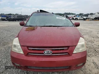 2008 Kia Sedona EX with VIN KNDMB233686265088, listed as a Copart auction lot 74372544 with 0 mi miles and Salvage Title. Bid and sale history available at carsss.com. Image 5.