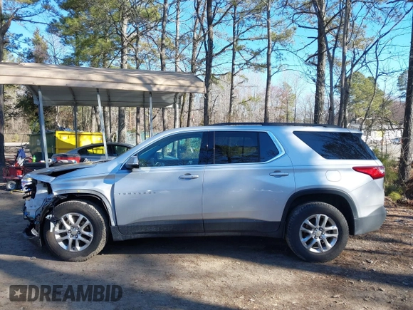 2020 Chevrolet Traverse LT Cloth with VIN 1GNERGKW4LJ215277, listed as a IAAI auction lot 41706394 with 84,762 mi miles. Bid and sale history available at carsss.com. Image 15.