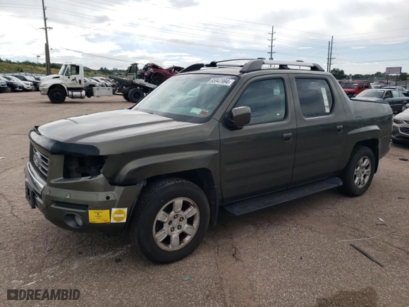 2006 Honda Ridgeline RTL with VIN 2HJYK16536H530632, listed as a Copart auction lot 65947994 with 186,655 mi miles and Salvage Title. Bid and sale history available at carsss.com. Image 1.