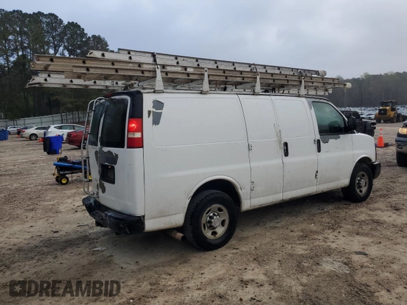 2010 Chevrolet Express Cargo with VIN 1GCZGFBG7A1138291, listed as a Copart auction lot 51048385 with 217,024 mi miles and Salvage title. Bid and sale history available at DreamBid. Image 3.
