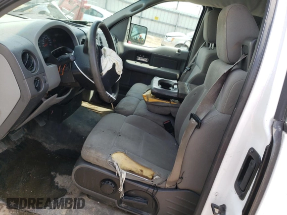 2006 Ford F-150 XL with VIN 1FTRF12W76NA99635, listed as a Copart auction lot 53810195 with 383,629 mi miles and Clean title. Bid and sale history available at DreamBid. Image 7.