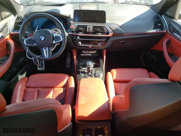 2020 BMW X3 M Competition with VIN 5YMTS0C00L9B36805, listed as a Copart auction lot 52365404 with 24,732 mi miles. Bid and sale history available at carsss.com. Image 8.