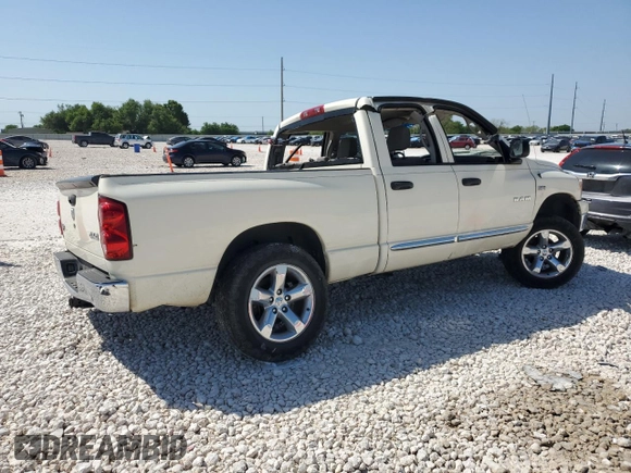 2008 Dodge 1500 SLT with VIN 1D7HU182X8J231213, listed as a Copart auction lot 52892085 with 190,865 mi miles and Salvage Title. Bid and sale history available at DreamBid. Image 3.