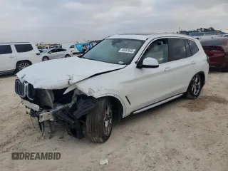 2022 BMW X3 xDrive30i with VIN 5UX53DP07N9M13593, listed as a Copart auction lot 44557635 with Not Provided miles and Salvage Title. Bid and sale history available at DreamBid. Image 1.