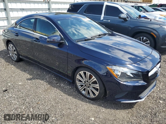 2018 Mercedes-Benz CLA with VIN WDDSJ4EB1JN576987, listed as a Copart auction lot 49032153 with 37,496 mi miles. Bid and sale history available at carsss.com. Image 4.