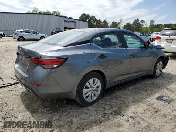 2024 Nissan Sentra S with VIN 3N1AB8BV4RY238946, listed as a Copart auction lot 51731525 with 8,675 mi miles and Salvage Title. Bid and sale history available at DreamBid. Image 3.