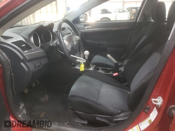 2011 Mitsubishi Lancer GTS with VIN JA32U8FW9BU025481, listed as a Copart auction lot 88100745 with 117,975 mi miles and Salvage Title. Bid and sale history available at carsss.com. Image 7.