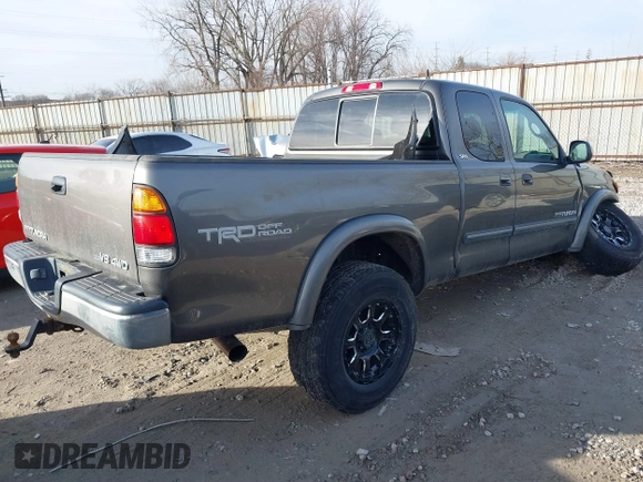 2003 Toyota Tundra SR5 with VIN 5TBBT44153S393708, listed as a IAAI auction lot 41591859 with 107,800 mi miles and . Bid and sale history available at DreamBid. Image 4.