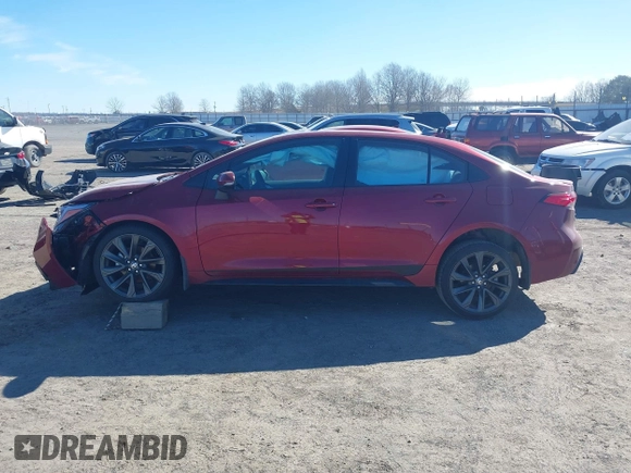 2024 Toyota Corolla SE with VIN 5YFS4MCEXRP217005, listed as a IAAI auction lot 41621895 with 4,177 mi miles and . Bid and sale history available at DreamBid. Image 14.