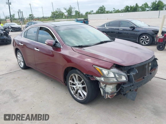 2009 Nissan Maxima SV with VIN 1N4AA51E89C841882, listed as a IAAI auction lot 42146151 with 132,425 mi miles and . Bid and sale history available at DreamBid. Image 1.