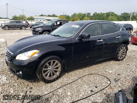 2013 Infiniti M37 with VIN JN1BY1AR2DM601013, listed as a Copart auction lot 64956374 with 135,626 mi miles and Non Repairable. Bid and sale history available at carsss.com. Image 1.