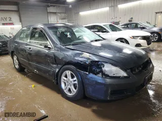 2006 Honda Accord Sdn LX SE with VIN 1HGCM56366A100771, listed as a Copart auction lot 44423205 with 213,163 mi miles and Salvage Title. Bid and sale history available at carsss.com. Image 4.