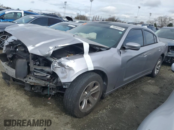 2014 Dodge Charger RT Plus with VIN 2C3CDXCT8EH138179, listed as a Copart auction lot 46060595 with 122,724 mi miles and Salvage Title. Bid and sale history available at carsss.com. Image 1.