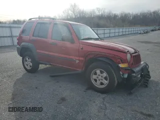 2006 Jeep Liberty Sport with VIN 1J4GL48K46W262073, listed as a Copart auction lot 51462605 with 102,220 mi miles and Salvage Title. Bid and sale history available at carsss.com. Image 4.