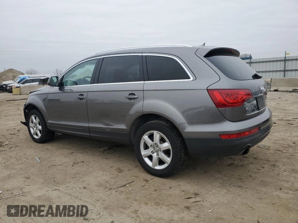 2013 Audi Q7 3.0T Premium Plus with VIN WA1LGAFE0DD011574, listed as a Copart auction lot 43081025 with 106,575 mi miles and Salvage Title. Bid and sale history available at carsss.com. Image 2.