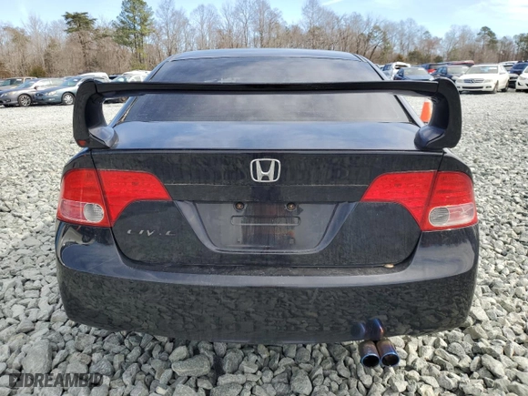 2008 Honda Civic Sdn EX with VIN 2HGFA15838H350792, listed as a Copart auction lot 47448355 with 225,069 mi miles and Salvage Title. Bid and sale history available at carsss.com. Image 6.