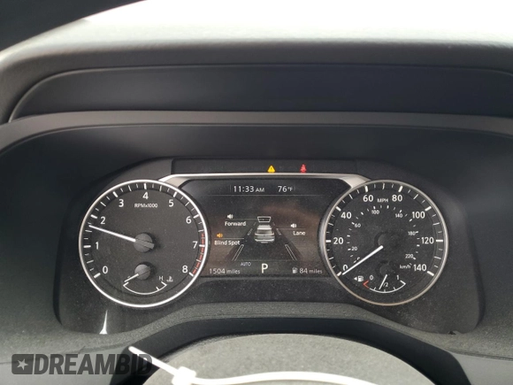 2024 Nissan Pathfinder S with VIN 5N1DR3AC5RC283701, listed as a Copart auction lot 50776655 with 1,504 mi miles and Salvage title. Bid and sale history available at DreamBid. Image 9.