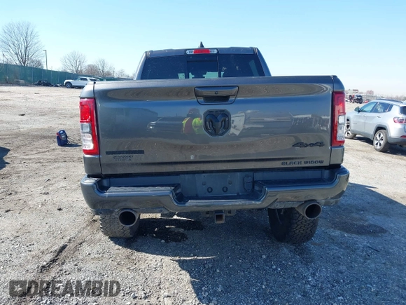 2022 Ram 1500 Big Horn with VIN 1C6SRFFTXNN236241, listed as a IAAI auction lot 41815333 with 37,813 mi miles. Bid and sale history available at carsss.com. Image 16.