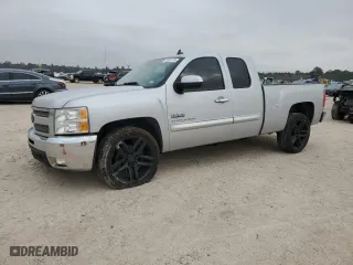 2012 Chevrolet Silverado 1500 LT with VIN 1GCRCSE05CZ156652, listed as a Copart auction lot 45908775 with 150,338 mi miles and Salvage Title. Bid and sale history available at carsss.com. Image 1.