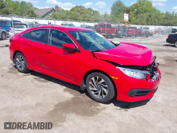 2017 Honda Civic EX z VIN 2HGFC2F70HH505207, wystawiony jako IAAI lot #42256171 z przebiegiem 66 184 mil mil oraz . Historia ofert i sprzedaży dostępna na DreamBid. Obrazek 1.