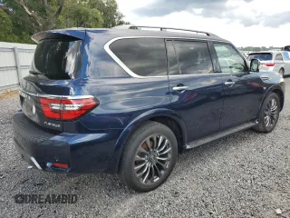 2021 Nissan Armada Platinum with VIN JN8AY2DA5M9372810, listed as a Copart auction lot 73799544 with 29,382 mi miles and Non Repairable. Bid and sale history available at carsss.com. Image 3.