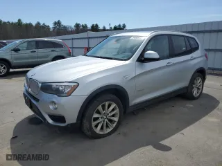 2015 BMW X3 xDrive28i with VIN 5UXWX9C51F0D57683, listed as a Copart auction lot 54089725 with 0 mi miles and Clean Title. Bid and sale history available at carsss.com. Image 1.