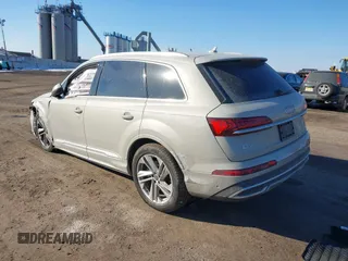 2023 Audi Q7 Premium with VIN WA1ACBF72PD021053, listed as a IAAI auction lot 41387794 with 11,462 mi miles and . Bid and sale history available at DreamBid. Image 3.