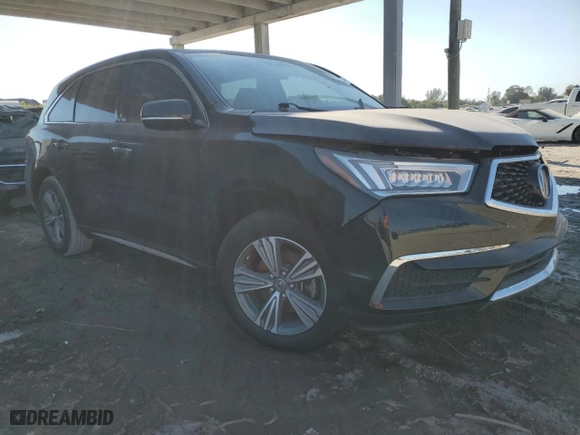 2020 Acura MDX with VIN 5J8YD3H38LL013719, listed as a Copart auction lot 80621574 with 44,600 mi miles and Salvage Title. Bid and sale history available at carsss.com. Image 4.