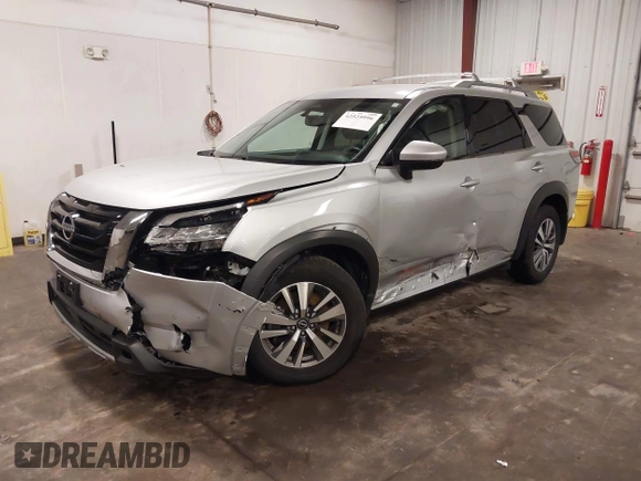 2022 Nissan Pathfinder SL with VIN 5N1DR3CC0NC271821, listed as a IAAI auction lot 42525996 with 62,555 mi miles and . Bid and sale history available at DreamBid. Image 2.