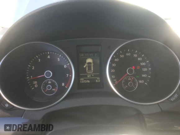 2012 Volkswagen Jetta SportWagen SE with VIN 3VWPP7AJ4CM624554, listed as a Copart auction lot 51846525 with 137,376 mi miles and Salvage Title. Bid and sale history available at carsss.com. Image 9.