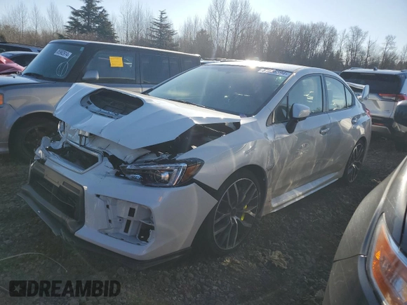 2021 Subaru WRX STI with VIN JF1VA2S69M9811240, listed as a Copart auction lot 81196594 with 29,333 mi miles and Salvage title. Bid and sale history available at DreamBid. Image 1.