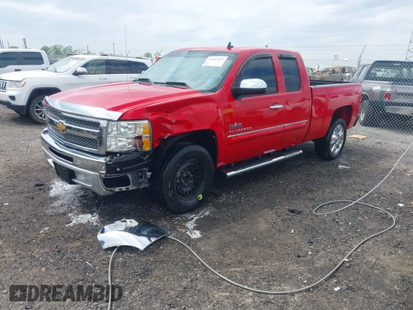 2012 Chevrolet Silverado 1500 LT with VIN 1GCRCSE09CZ131494, listed as a IAAI auction lot 42043422 with 124,162 mi miles. Bid and sale history available at carsss.com. Image 19.