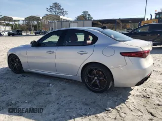 2020 Alfa Romeo Giulia Ti Sport with VIN ZARFAMBN0L7635096, listed as a Copart auction lot 84913134 with 49,765 mi miles and Salvage title. Bid and sale history available at DreamBid. Image 2.