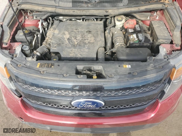 2015 Ford Explorer Sport with VIN 1FM5K8GT7FGB46597, listed as a Copart auction lot 49810195 with 131,100 mi miles and Salvage Title. Bid and sale history available at carsss.com. Image 12.