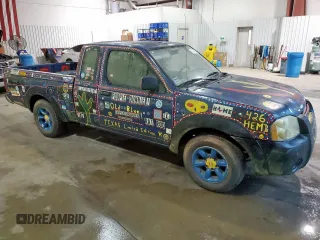 2001 Nissan Frontier XE z VIN 1N6DD26S91C404129, wystawiony jako Copart lot #60164595 z przebiegiem 217 667 mil mil oraz Czysty tytuł • Clean title. Historia ofert i sprzedaży dostępna na DreamBid. Obrazek 4.