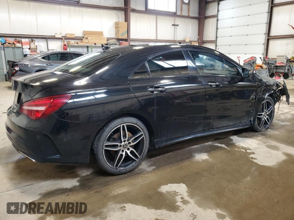 2018 Mercedes-Benz CLA 250 z VIN WDDSJ4GBXJN670296, wystawiony jako Copart lot #58865545 z przebiegiem 140 876 mil mil oraz Szkoda całkowita • Salvage title. Historia ofert i sprzedaży dostępna na DreamBid. Obrazek 3.