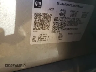 2024 GMC Yukon SLT with VIN 1GKS1BKD3RR200997, listed as a Copart auction lot 86341684 with 32,104 mi miles and Salvage Title. Bid and sale history available at carsss.com. Image 15.