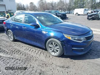 2016 Kia Optima LX Turbo with VIN 5XXGT4L13GG075267, listed as a IAAI auction lot 41750500 with 86,917 mi miles. Bid and sale history available at carsss.com. Image 1.