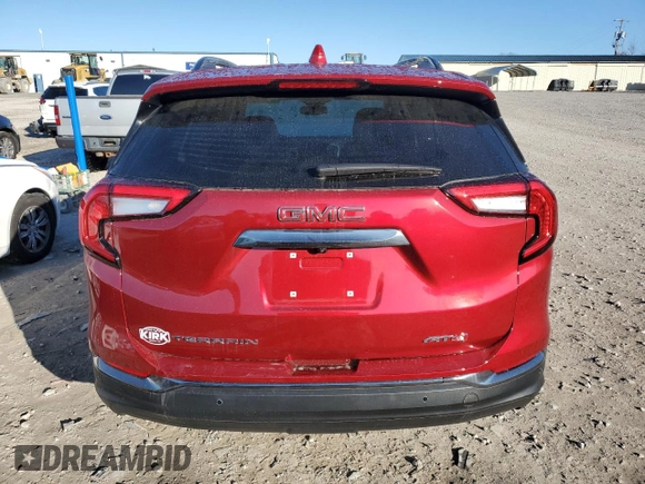 2024 GMC Terrain AT4 with VIN 3GKALYEG9RL389323, listed as a Copart auction lot 49922635 with 2,945 mi miles and Salvage Title. Bid and sale history available at DreamBid. Image 6.