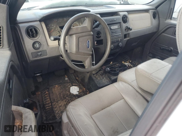 2010 Ford F-150 XL with VIN 1FTMF1EW3AFD75950, listed as a Copart auction lot 42587125 with 137,761 mi miles and Salvage Title. Bid and sale history available at DreamBid. Image 8.