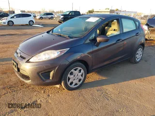 2013 Ford Fiesta S with VIN 3FADP4TJ8DM132523, listed as a IAAI auction lot 41700402 with 53,835 mi miles and . Bid and sale history available at DreamBid. Image 2.