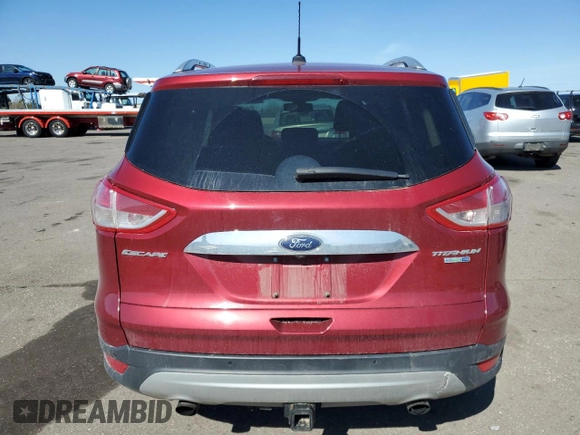 2016 Ford Escape Titanium with VIN 1FMCU9J91GUC59372, listed as a Copart auction lot 50614645 with 97,433 mi miles and Salvage Title. Bid and sale history available at carsss.com. Image 6.