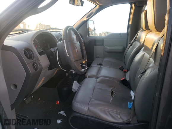 2006 Ford F-150 XL with VIN 1FTRF14W86NA32023, listed as a Copart auction lot 89320095 with 176,811 mi miles and Salvage title. Bid and sale history available at DreamBid. Image 7.