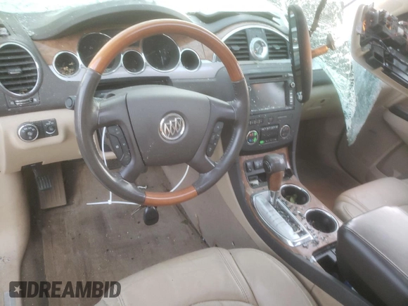 2012 Buick Enclave Premium with VIN 5GAKRDED8CJ306980, listed as a Copart auction lot 46611125 with 160,238 mi miles and Salvage Title. Bid and sale history available at carsss.com. Image 8.