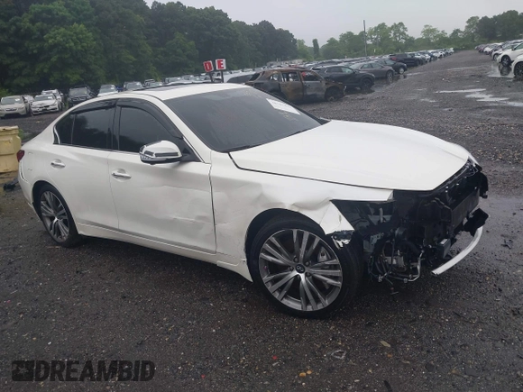 2019 Infiniti Q50 Luxe с VIN JN1EV7AR2KM554684, выставлен на аукционе IAAI как лот 39599510 с пробегом 46 174 миль миль и . История ставок и продаж доступна на DreamBid. Изображение 1.