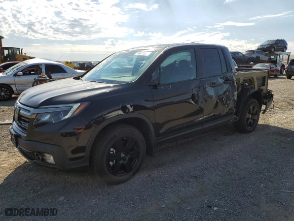 2020 Honda Ridgeline Black Edition with VIN 5FPYK3F83LB018050, listed as a Copart auction lot 68077804 with 39,432 mi miles and Salvage Title. Bid and sale history available at carsss.com. Image 1.