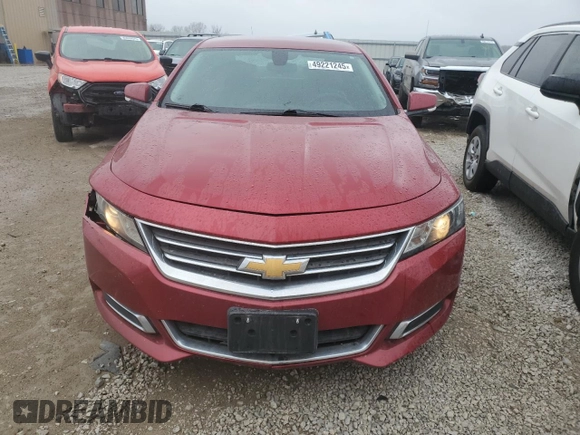2015 Chevrolet Impala LT with VIN 2G1115SLXF9243487, listed as a Copart auction lot 49221245 with 192,235 mi miles and Salvage Title. Bid and sale history available at DreamBid. Image 5.