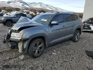 2019 Volkswagen Atlas 3.6L V6 SE w/Technology R-Line with VIN 1V2XR2CA1KC524598, listed as a Copart auction lot 85163674 with 124,944 mi miles and Salvage Title. Bid and sale history available at carsss.com. Image 1.