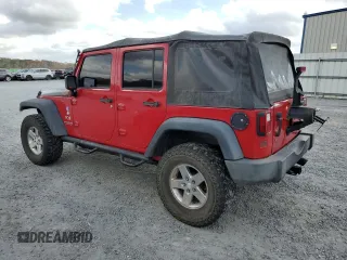 2008 Jeep Wrangler Unlimited X with VIN 1J4GB39198L515007, listed as a Copart auction lot 78979004 with 158,929 mi miles and Salvage Title. Bid and sale history available at DreamBid. Image 2.
